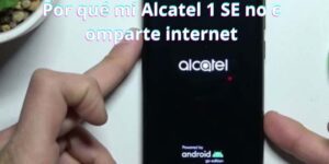 Por qué mi Alcatel 1 SE no comparte internet