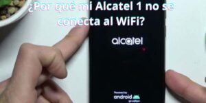 ¿Por qué mi Alcatel 1 no se conecta al WiFi?