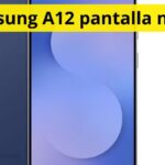 Samsung A12 pantalla negra